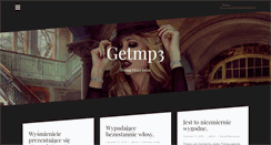 Desktop Screenshot of getmp3.pl