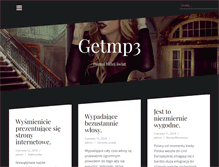 Tablet Screenshot of getmp3.pl